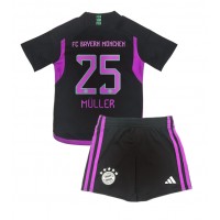 Dres Bayern Munich Thomas Muller #25 Preč pre deti 2023-24 Krátky Rukáv (+ trenírky)